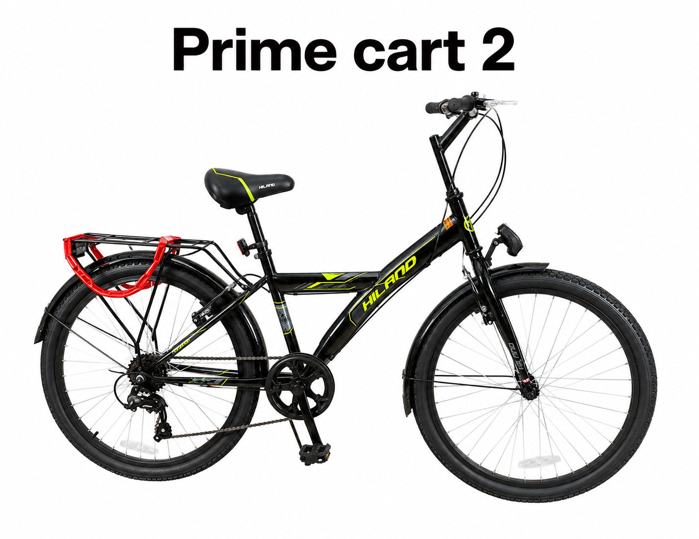 HILAND 20" Folding Bike – 7 Speed Adult City Commuter Bicycle – Excellent Condit