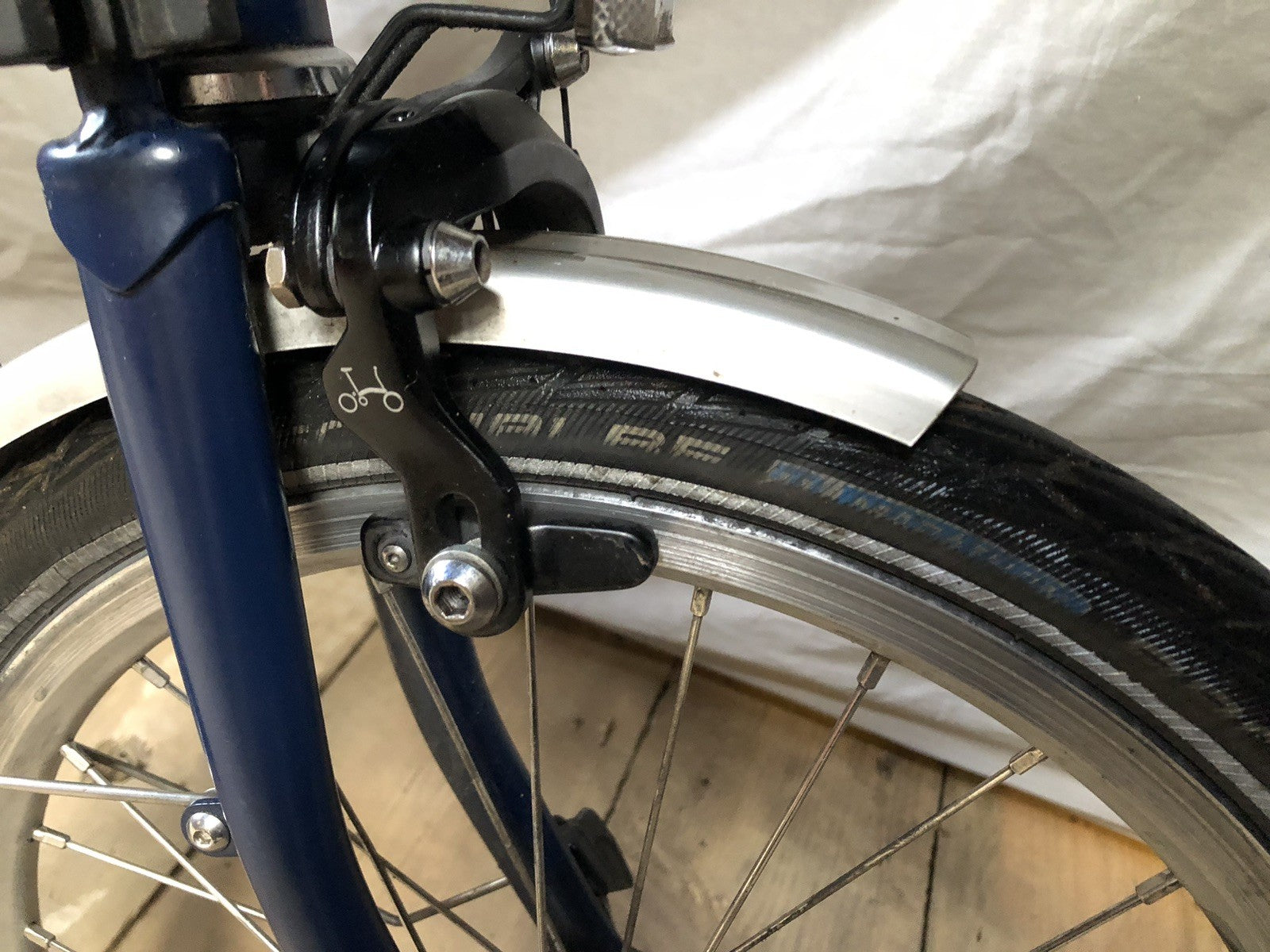Brompton M3L 3 Speed Folding Bike C-line Equivalent Tempest Blue