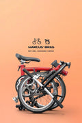 Brompton S2E (C Line) - Red & Black