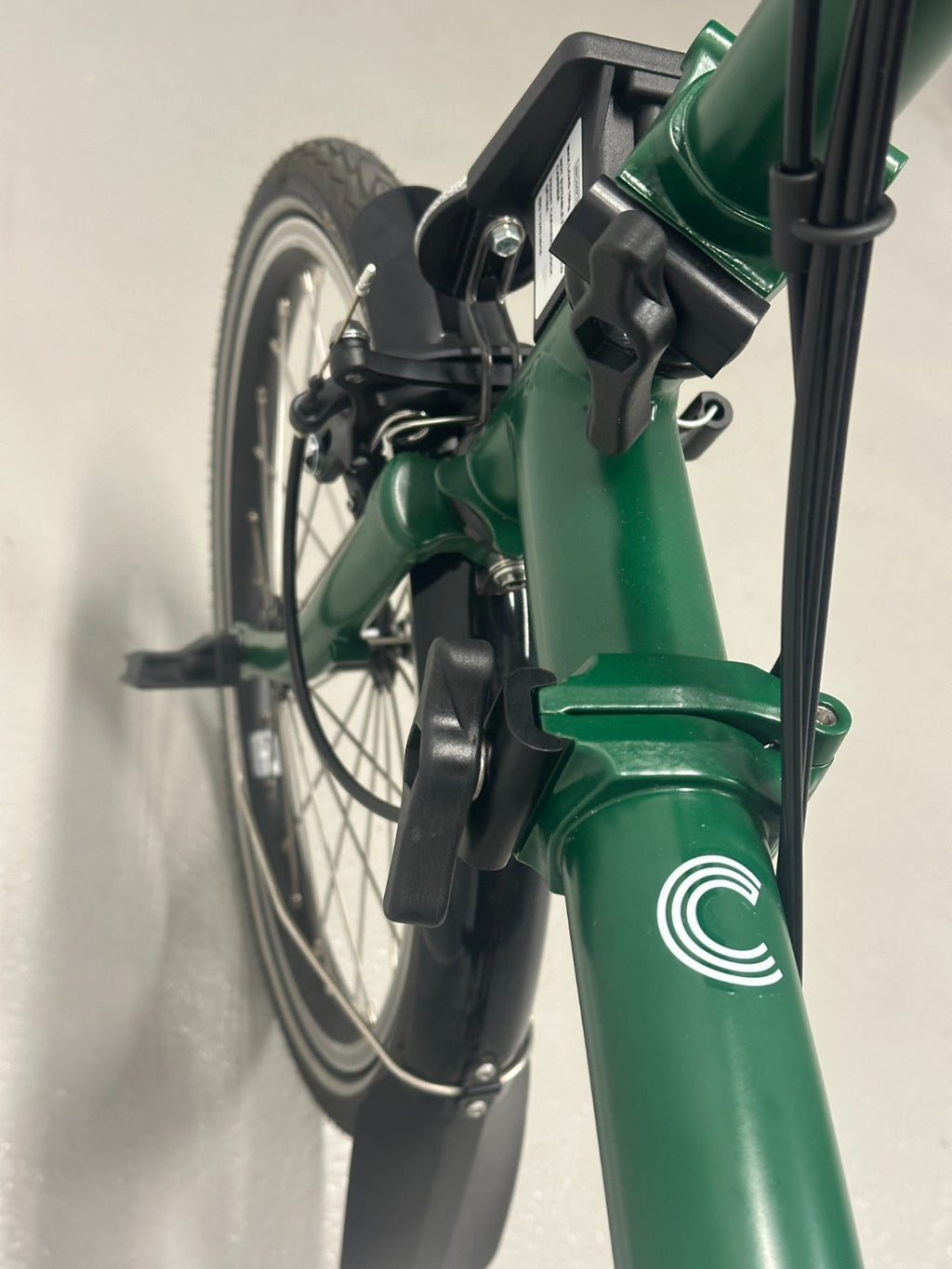 Brompton C Line - Classic Racing Green - 12 Speed - comes with Brompton Pump