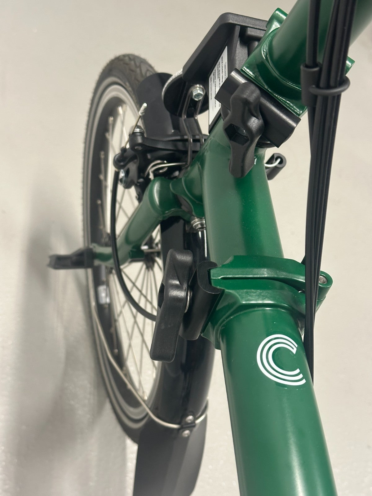 Brompton C Line - Classic Racing Green - 12 Speed - comes with Brompton Pump