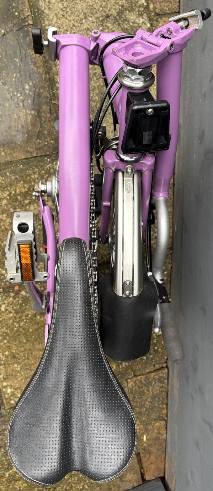 Brompton M6L in rare Lilac Folding bike C Line - Very Light Leisure Use Only
