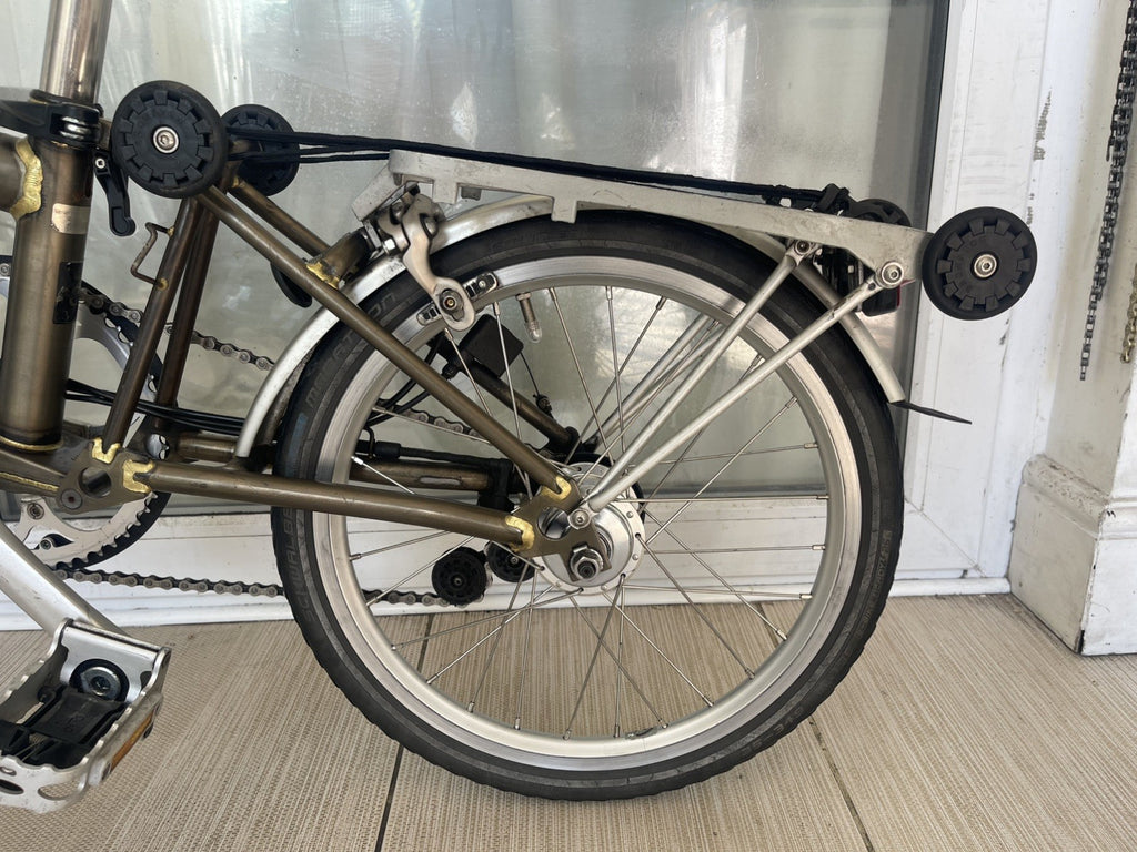 Brompton S6R Raw Lacquer Folding Bike SERVICED CONDITION ✅ FREE&FAST DELIVERY🚚