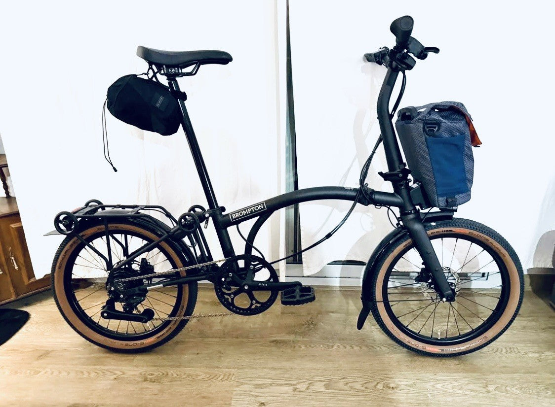 Brompton Electrc G Line MY26 2026 SuperRoll+ e-Motiq system, Space Black