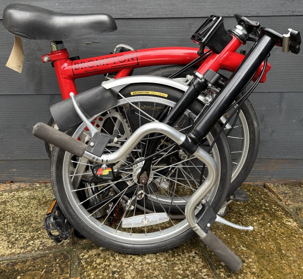 Brompton L3 (C Line) Folding bicycle in Red/Black - Test Ridden Only Condition