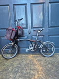 Brompton folding bike M5L in black, good condition.