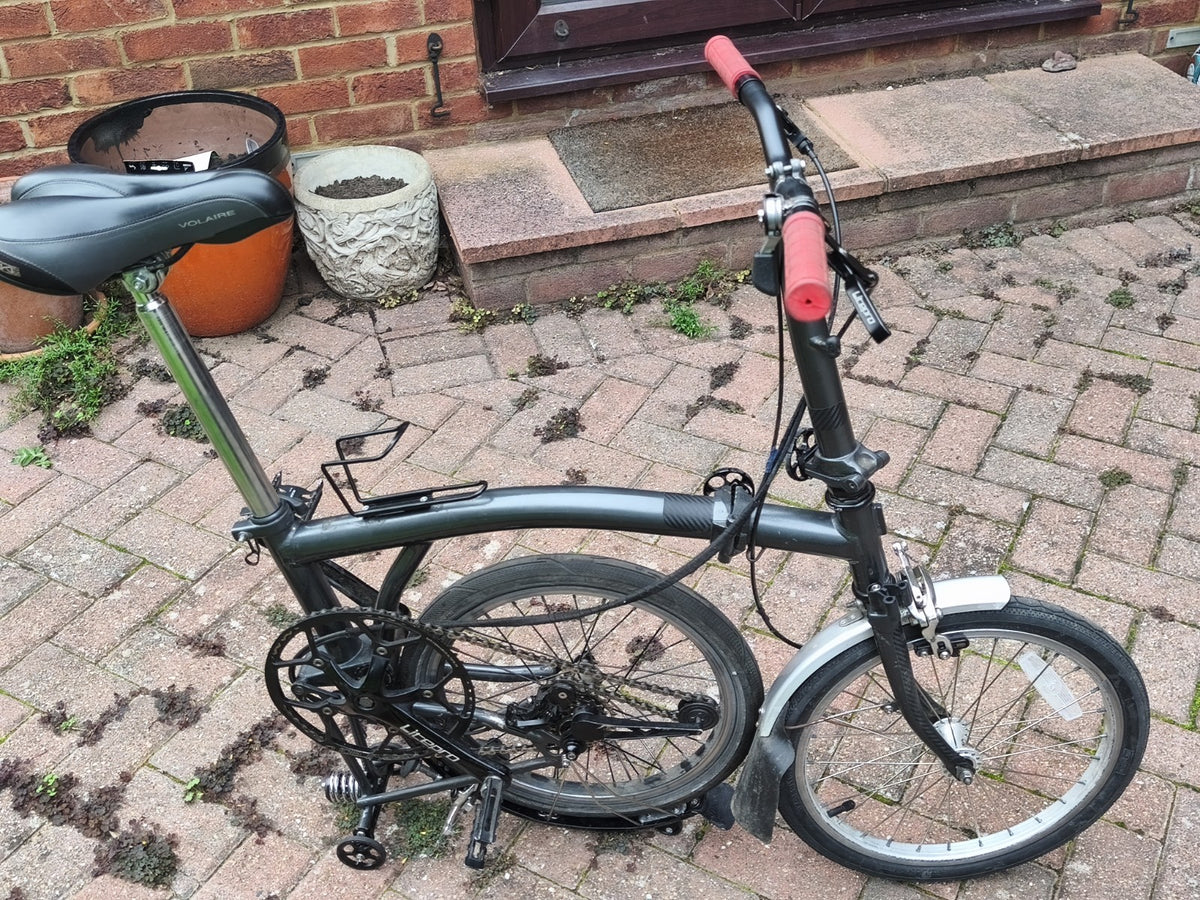 Brompton Folding Bike - 5 spd deraileur - Titanium upgrades