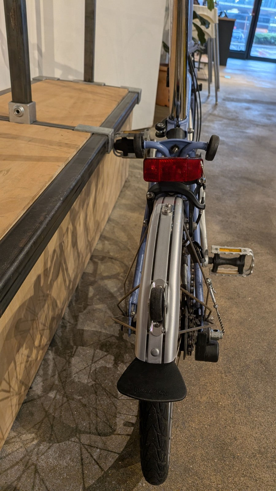 Brompton Bike Bon Sealine Model in Blue