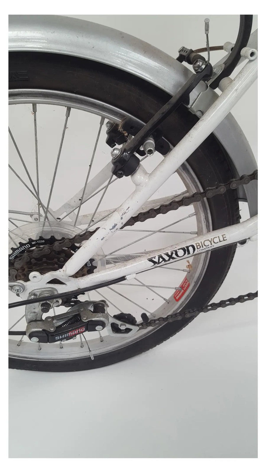Saxon FOLD3 Leisure Folder 20 Folding Bike White 6 Speed