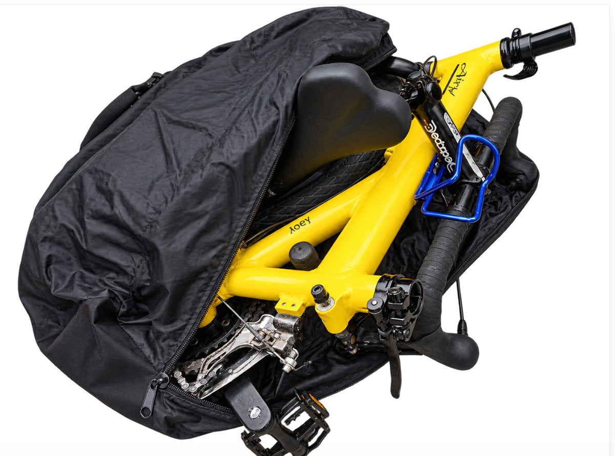 Airnimal Joey Explore Drop - 24” Folding Bike – Custom Yellow