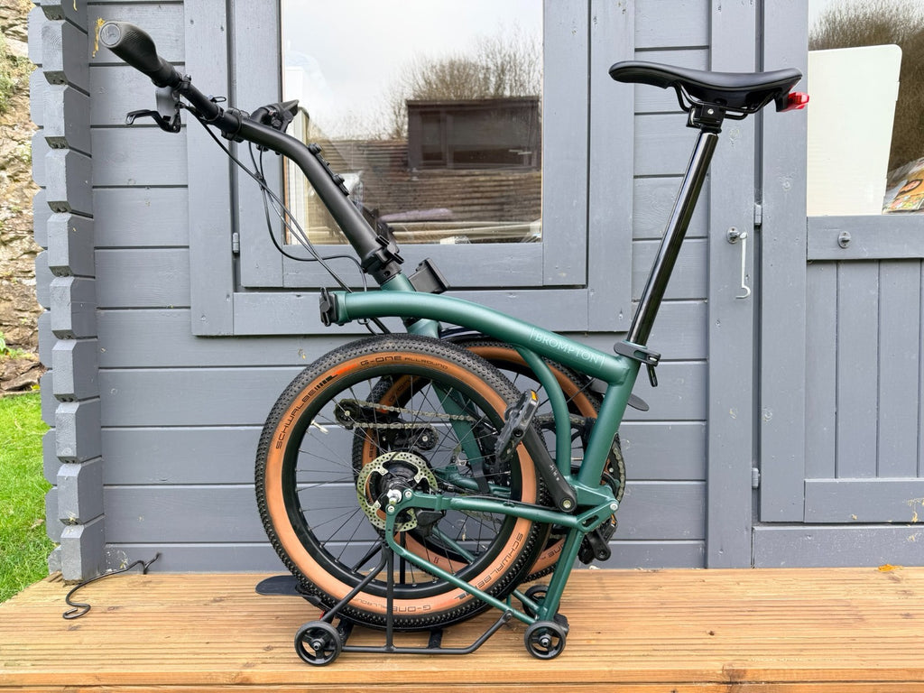 Brompton G Line Folding Bike – Roller Frame – 8 Speed – Forest Green – Medium