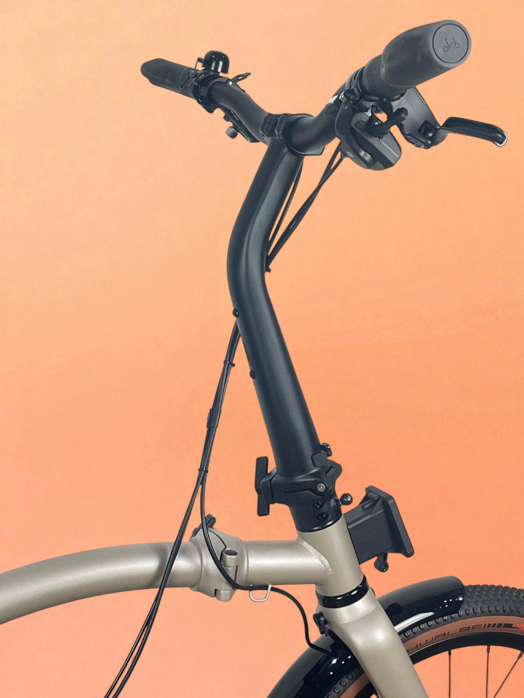 Brompton G Line - Roller Rack - Traildust White - Large