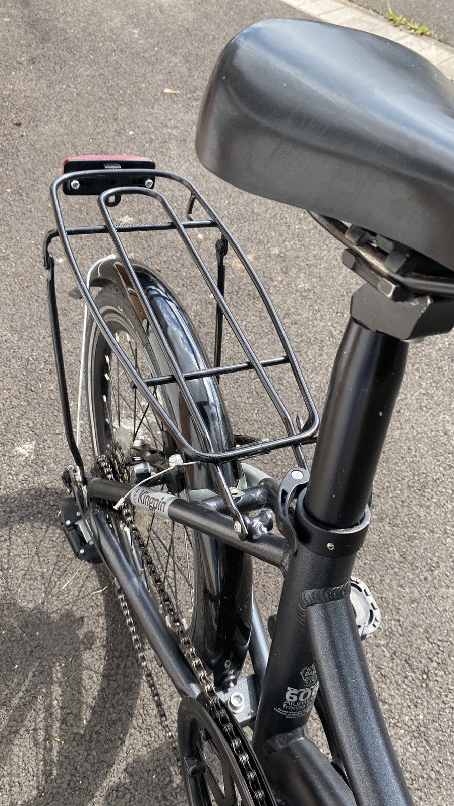 Unisex Dawes Kingpin 6061 Folding Bike Dark Grey