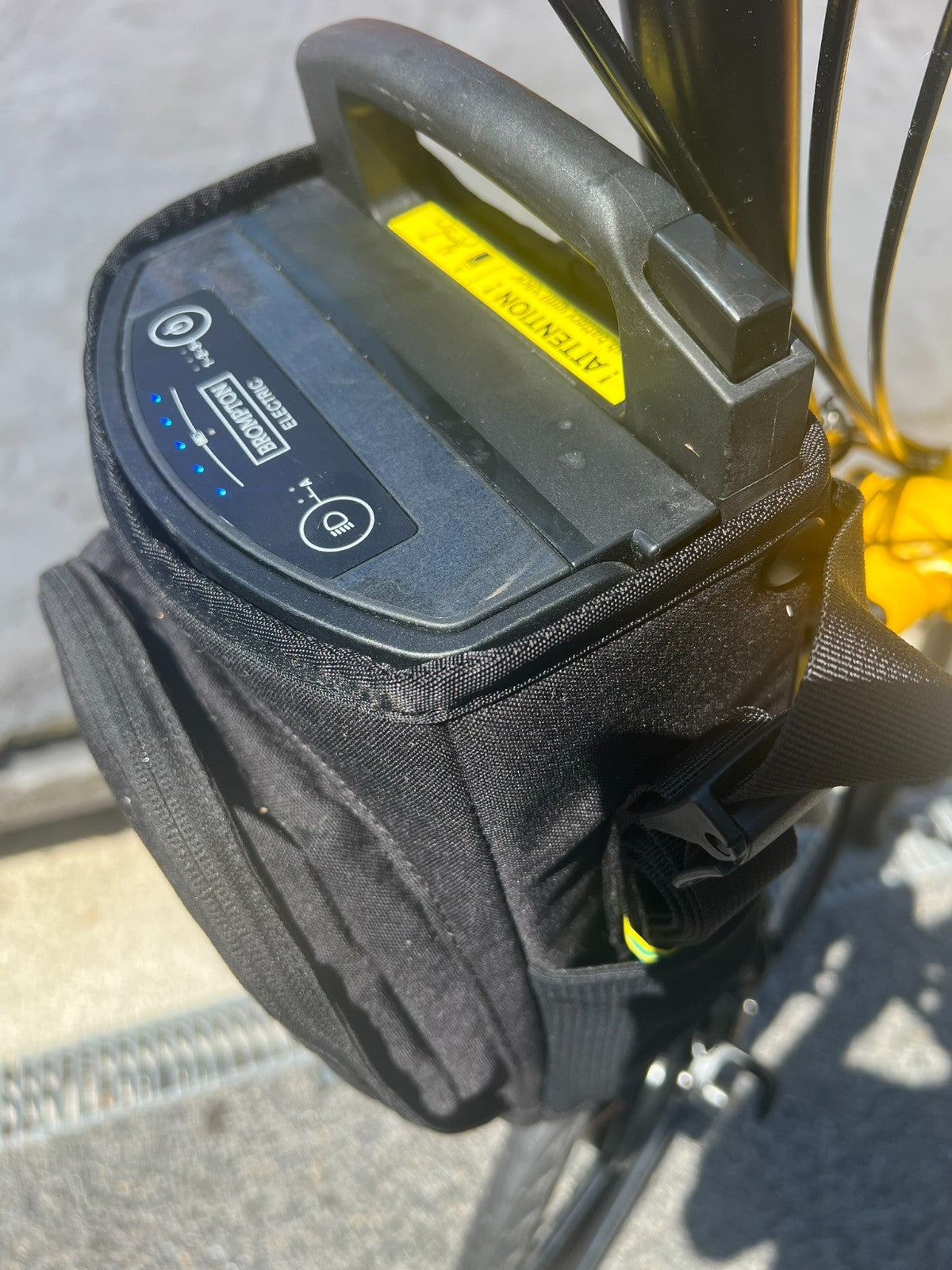 Brompton C Line 6 Speed Folding Bike Bumble bee yellow - 65 miles