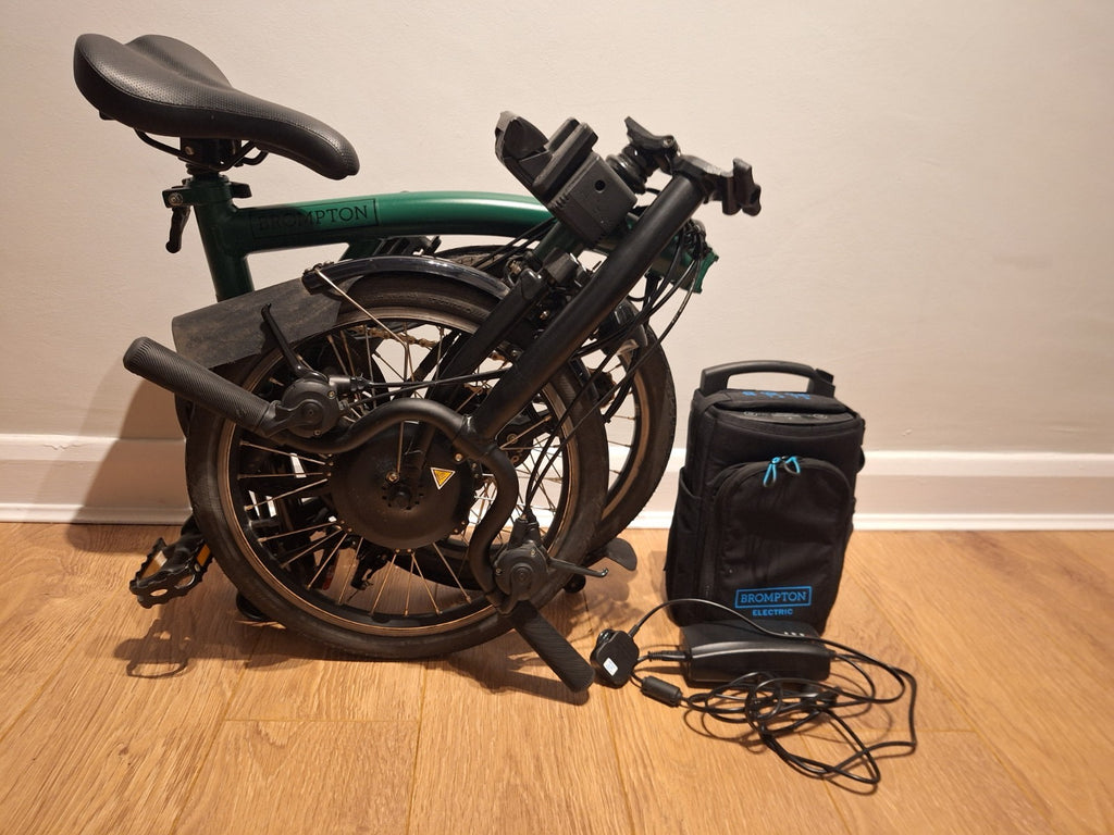 Brompton Electric C Line 6-Speed Racing Green