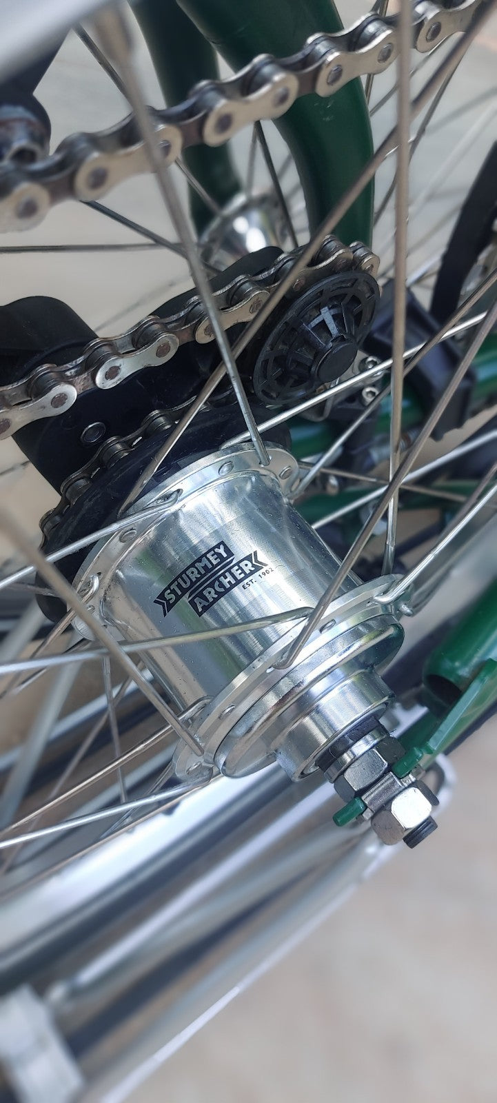 Brompton M6R C Line British Racing Green Excellent Cond less than 90 miles
