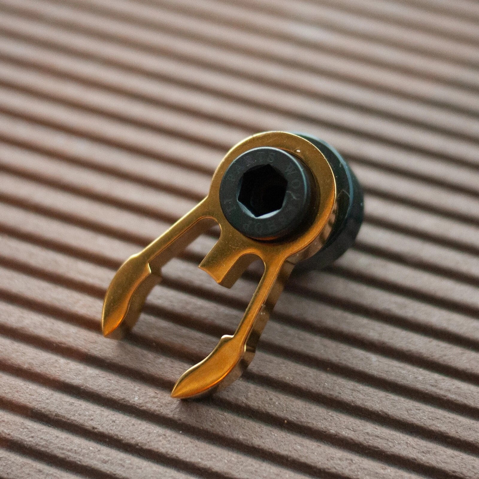 Brompton Bike Ti Parts Workshop Titanium Stem Catcher Gold £RRP53 Free Postage