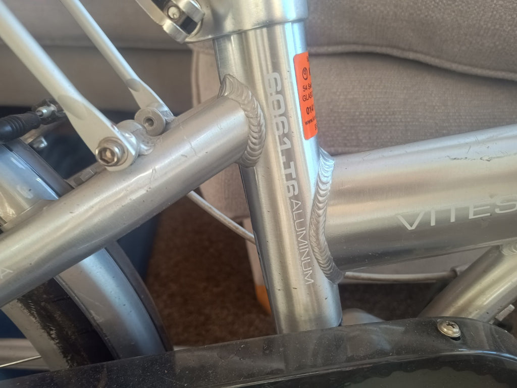 Dahon Vitesse 20in Folding Bike Aluminium Silver 3-Speed Hub Gears Rear Rack