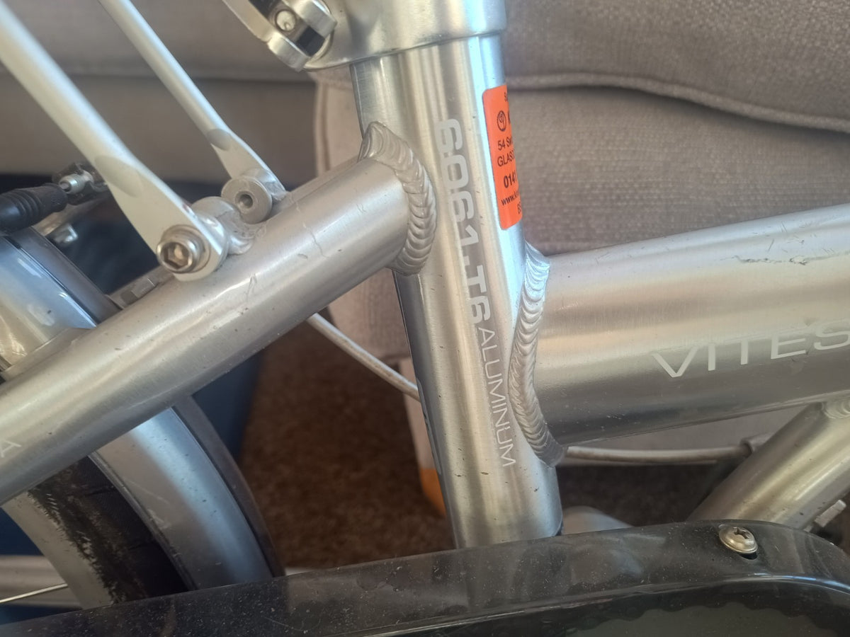 Dahon Vitesse 20in Folding Bike Aluminium Silver 3-Speed Hub Gears Rear Rack