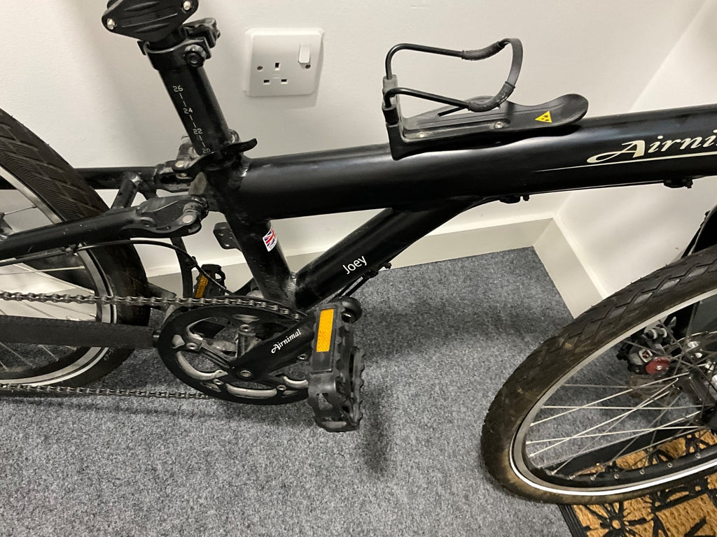 Folding Bike 24 inch wheels , Used Very Good Condition,  Plus Leather Saddle
