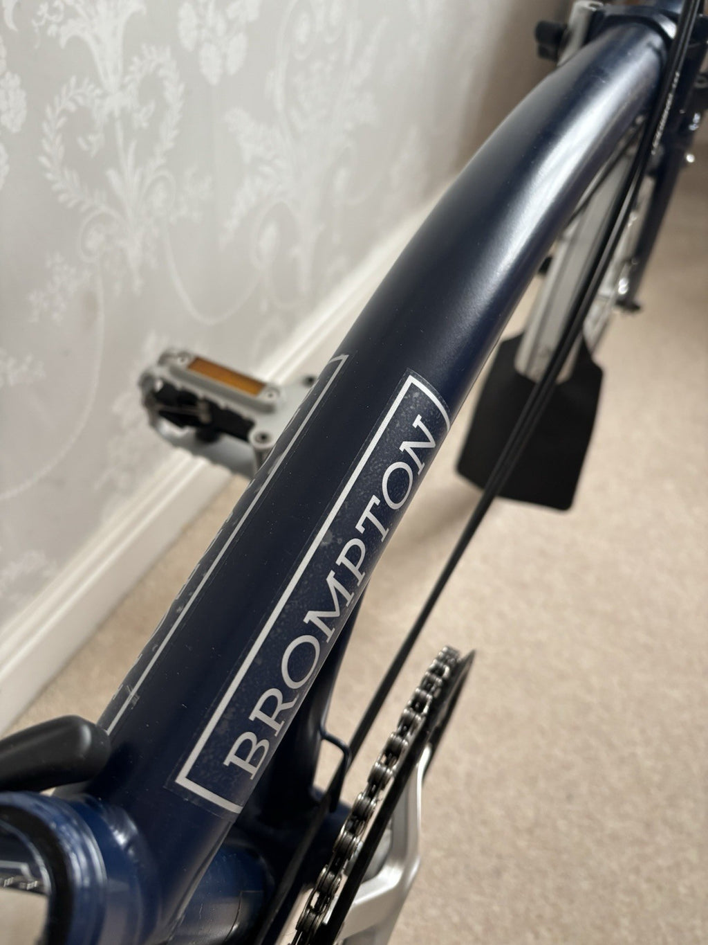 2019 Brompton M3L folding bicycle C Line Equivalent in Tempest Blue - Used