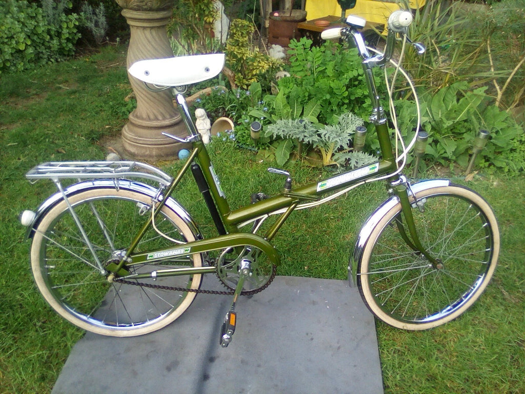 Raleigh 20 Stowaway Folding Bike 1976 3 Speed Hub Gears Ready To Ride Original