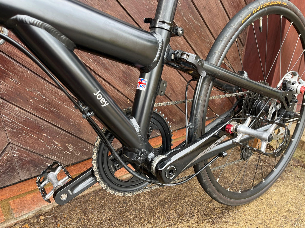 Airnimal joey endurance plus 54cm black folding bike - excellent condition
