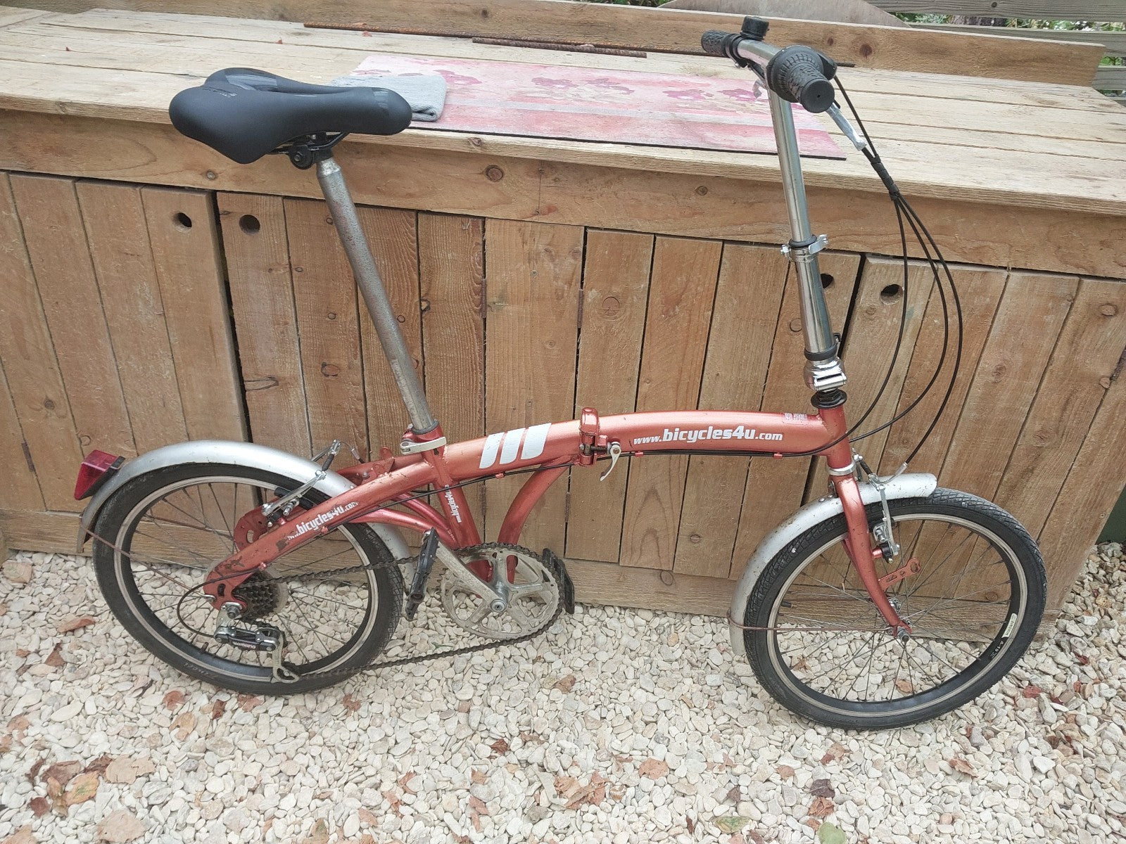 Folding Commute Bike, Medium, 20" Wheels, 6-speed, Fully Serviced