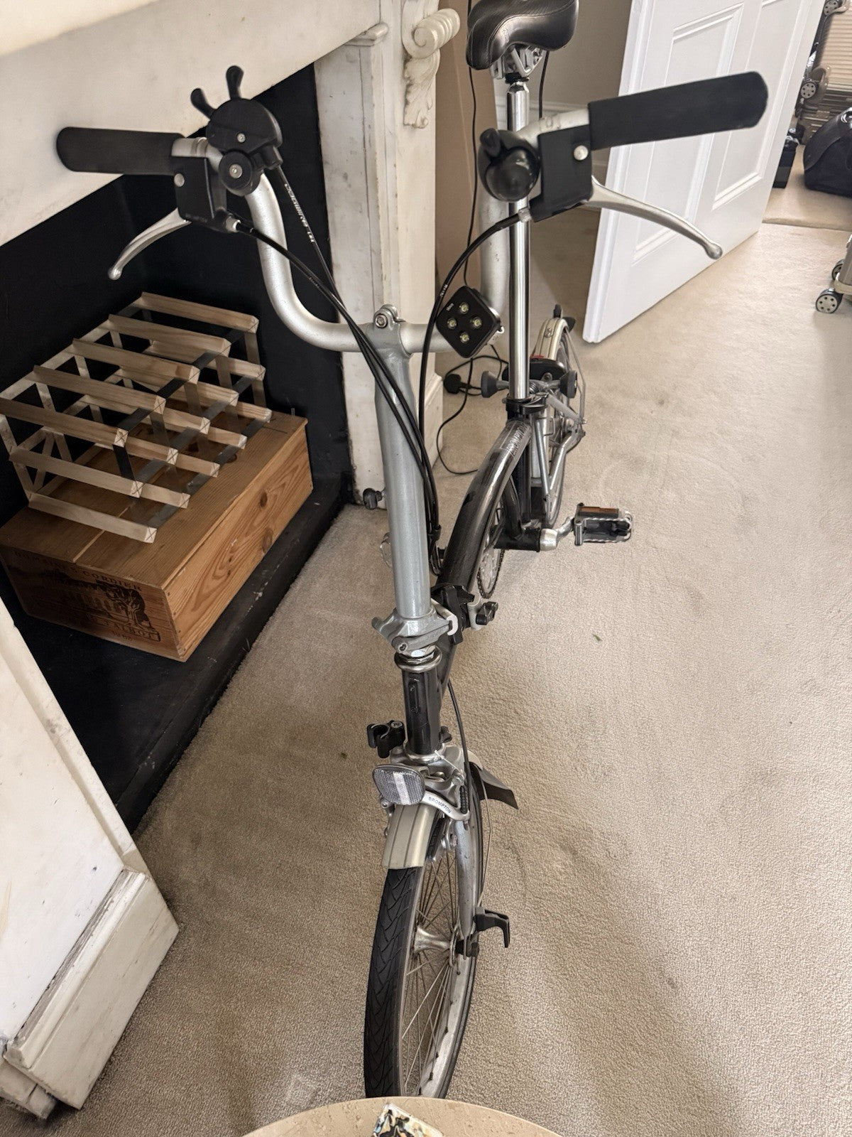 Brompton Folding Bike 3-Speed, Black