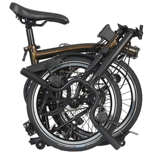 Brompton C Line Explore, 6-Speed, Black Lacquer, Black Ed, One Size Handlebar