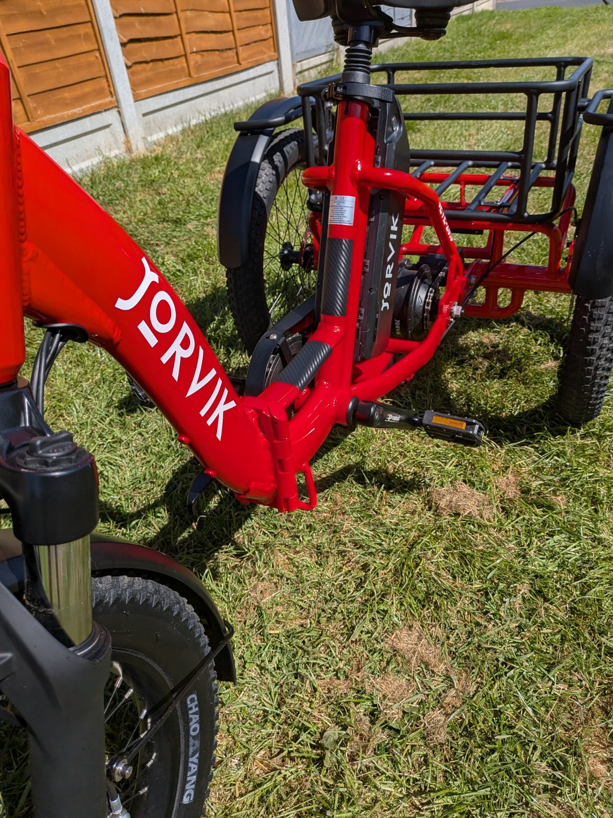 Jorvik Folding E L E C T R I C Tricycle.LATEST MODEL ,RIDA+ ,DELIVERY POSSIBLE,
