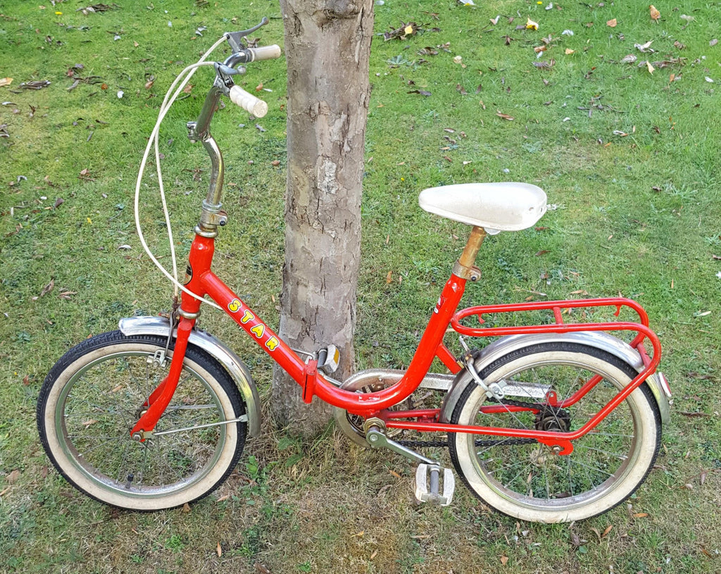Vintage 'Star' Child's FOLDING Bike / Bicycle. Needs TLC. Please read listing