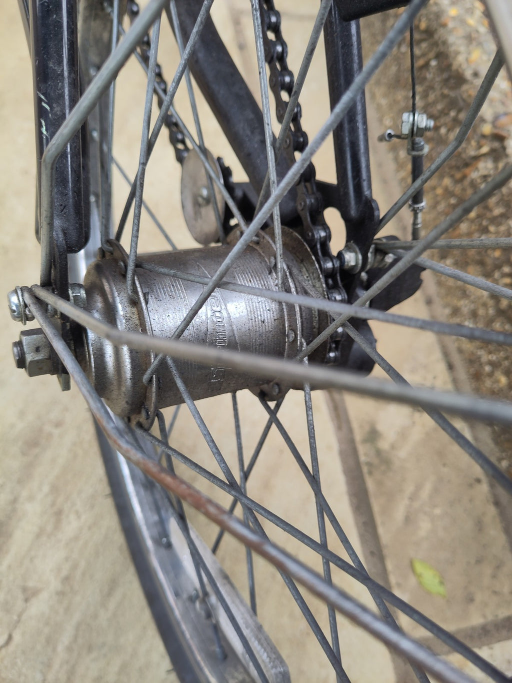 Brompton  5 speed  Sturmey Archer’s Sprinter hub Vintage Folding Bike