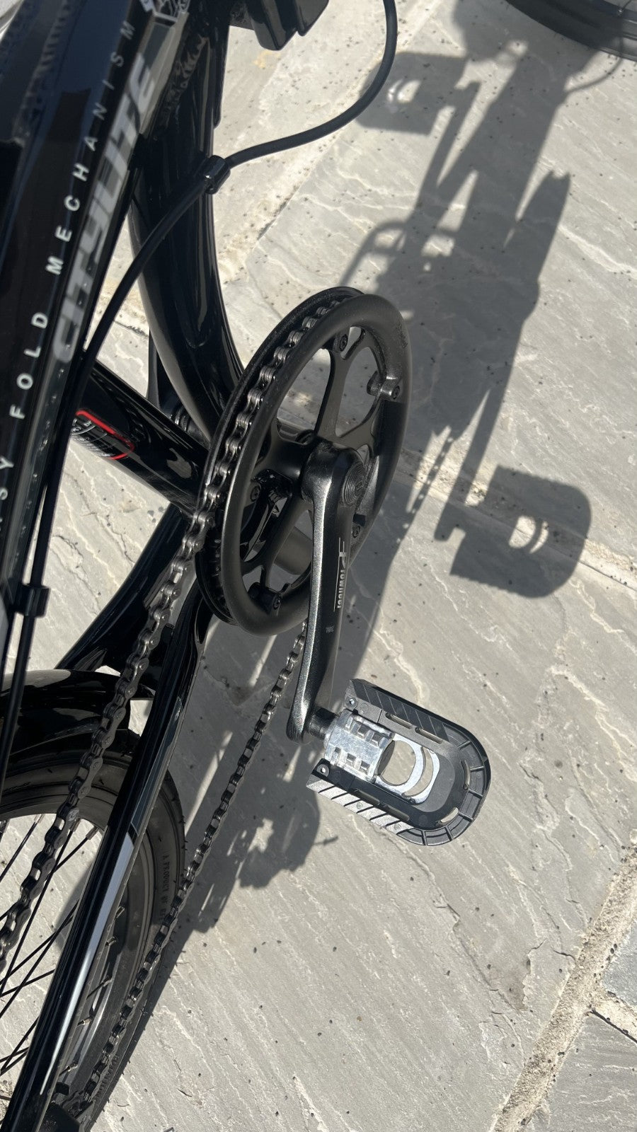 Bounty 20” Folding Bike Black + Cover & Folding strap – Excellent Condition