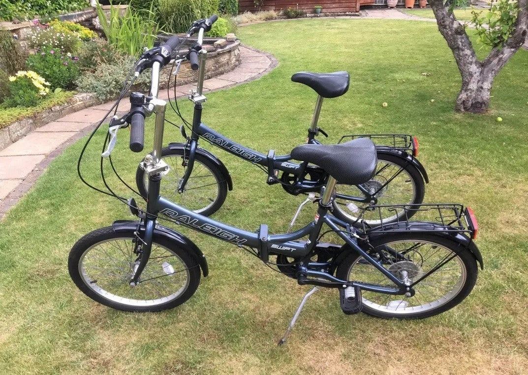 Raleigh Swift Folding Bikes x2  Excellent Condition