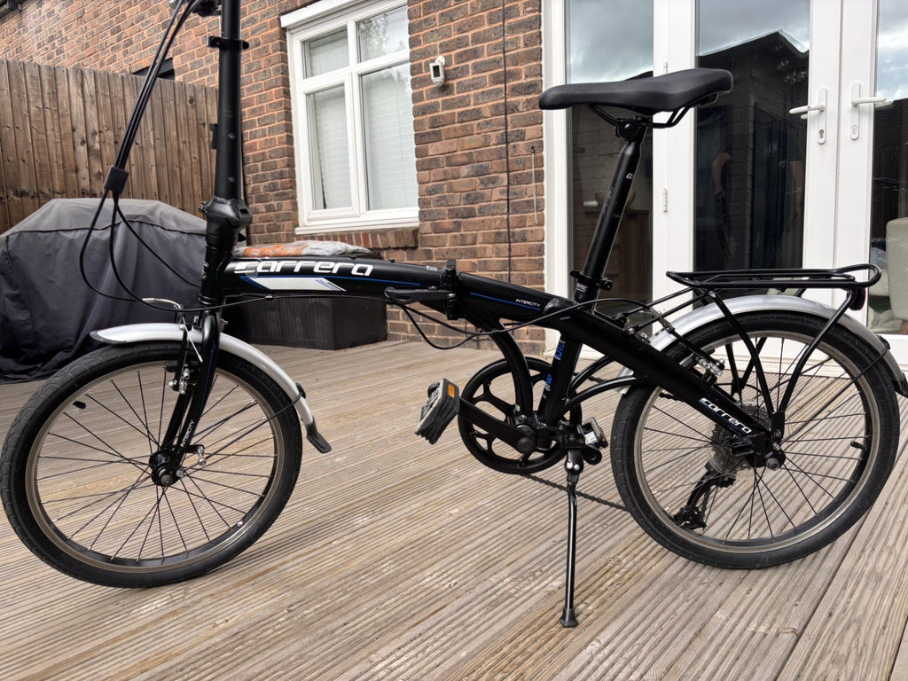 Carrera Intercity 20'' Unisex 8-Speed Folding Bike Black