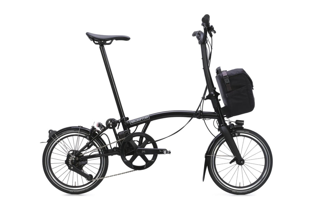 Brompton Ele ctric P Line 2026 4 Speed folding bike Matt Black M bar, New System