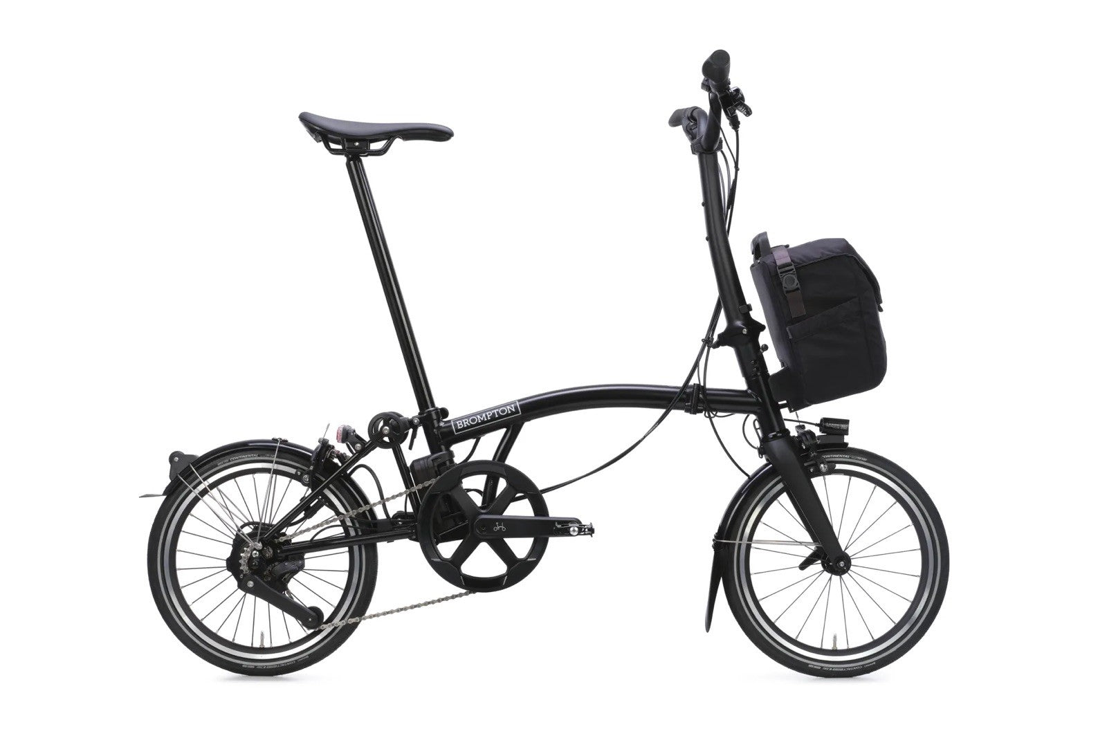 Brompton Ele ctric P Line 2026 4 Speed folding bike Matt Black M bar, New System