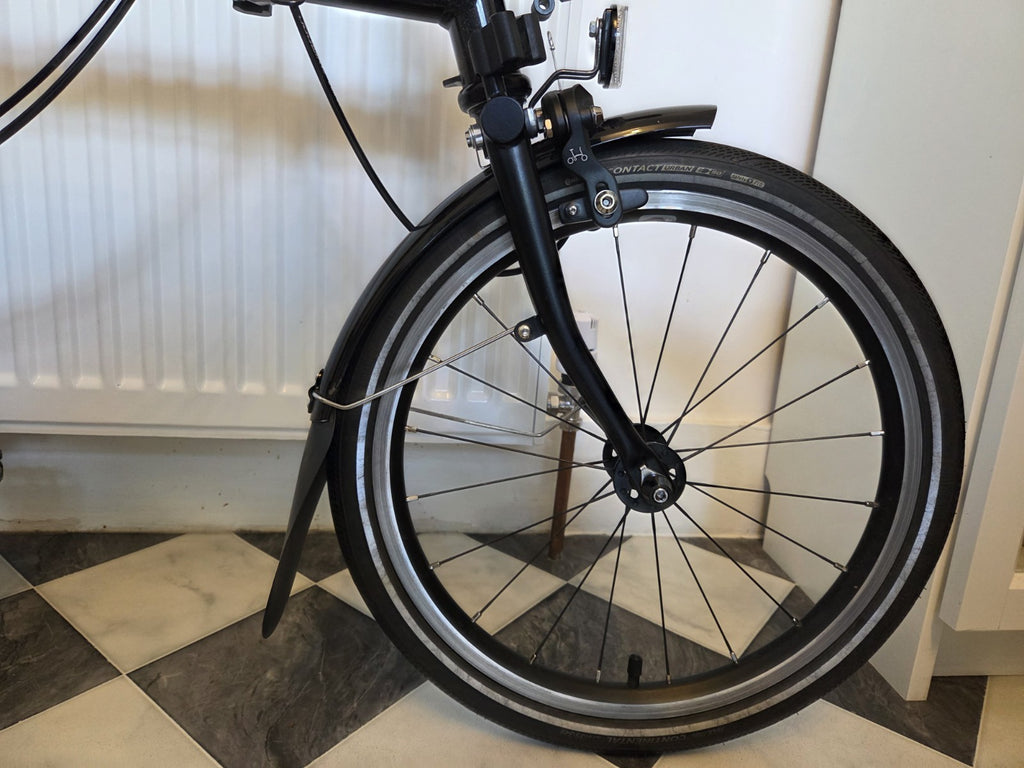 Brompton P Line Urban 4-Speed Folding Bike - Mid Bars - Paperwork Included