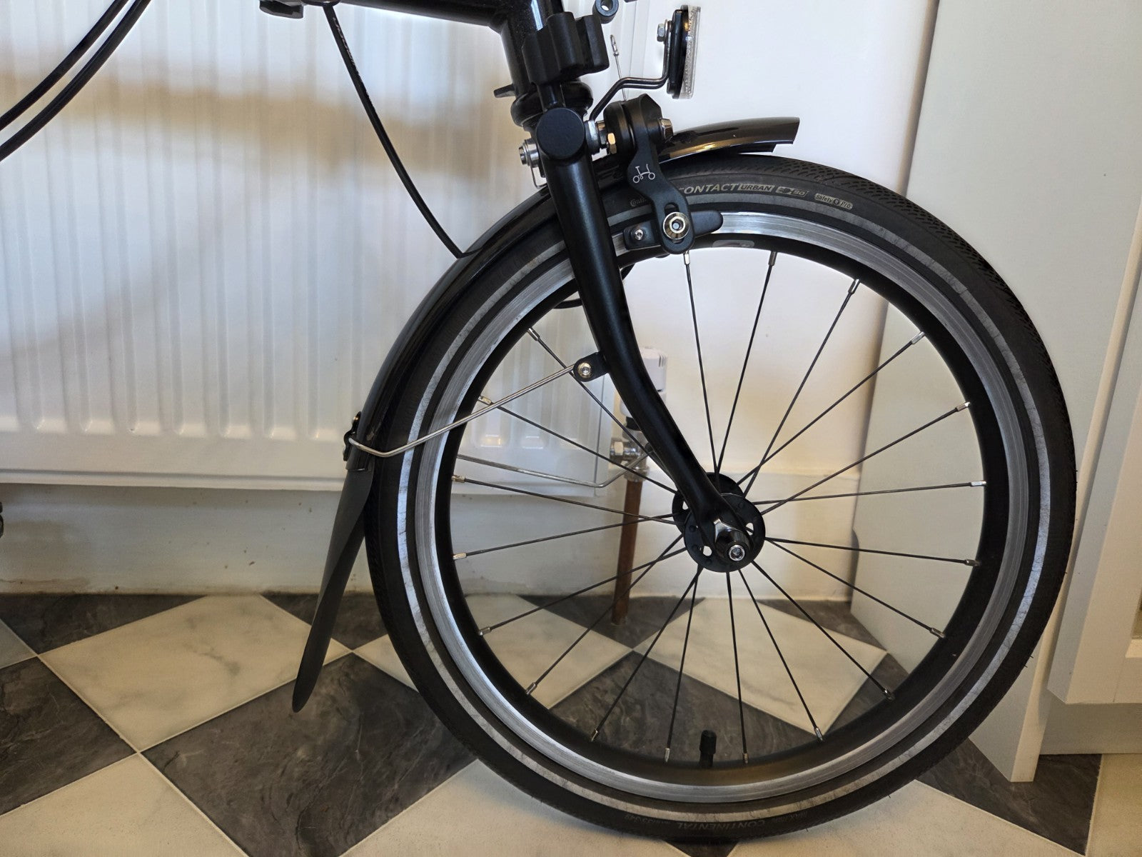 Brompton P Line Urban 4-Speed Folding Bike - Mid Bars - Paperwork Included