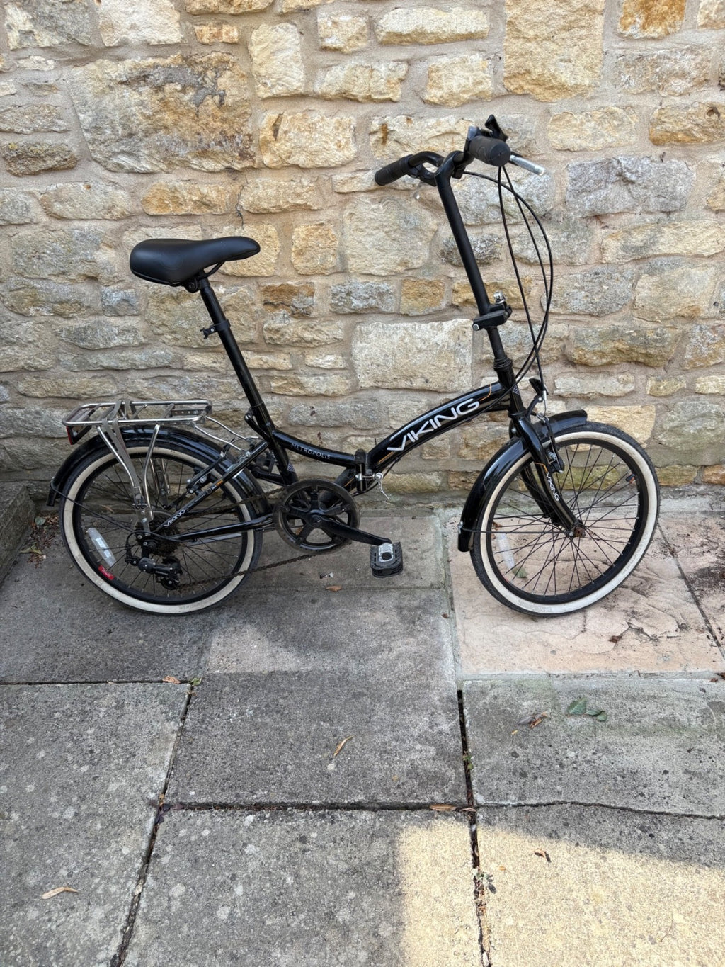 Viking Metropolis Folding Bicycle, Used Good Condition, Collection Only
