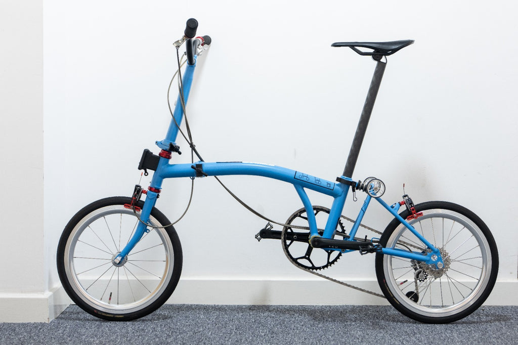 Brompton 11-26T 6 speed M bar 8.7kg Carbon Extralite H&H Ti Parts Workshop Rapha