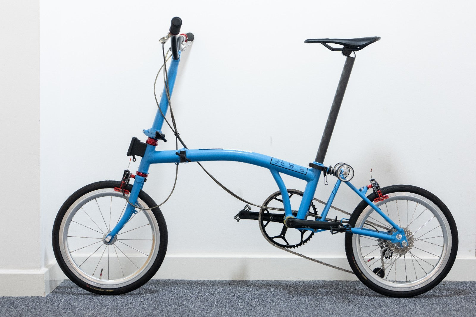 Brompton 11-26T 6 speed M bar 8.7kg Carbon Extralite H&H Ti Parts Workshop Rapha