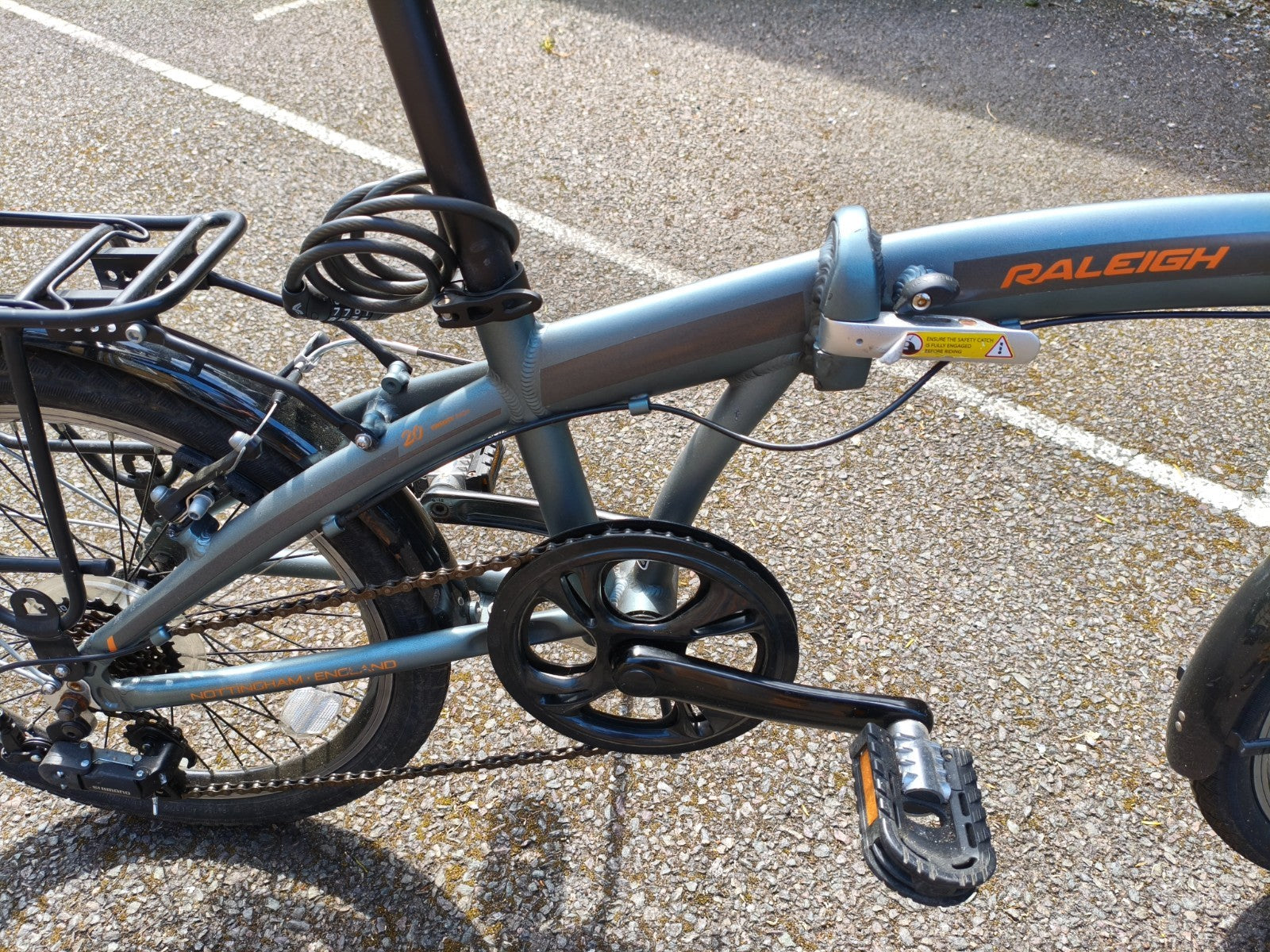 Raleigh Stowaway 7 folding bicycle