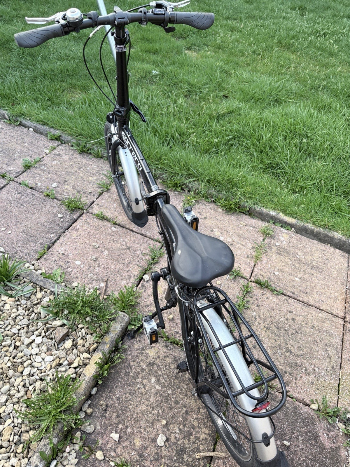 Carrera Folding Bike 8-Speed, Lightweight Aluminium Frame