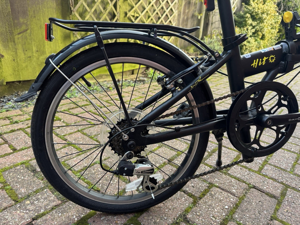 Dahon Hit Folding Bike 6-Speed 20" Black Wheel Assembly Tools Not Included
