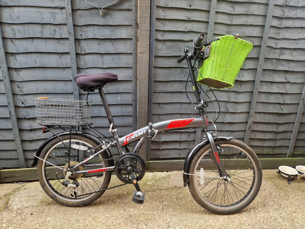 Terrain Folding Shopper commuter Bicycle Bike COLLECTION ONLY