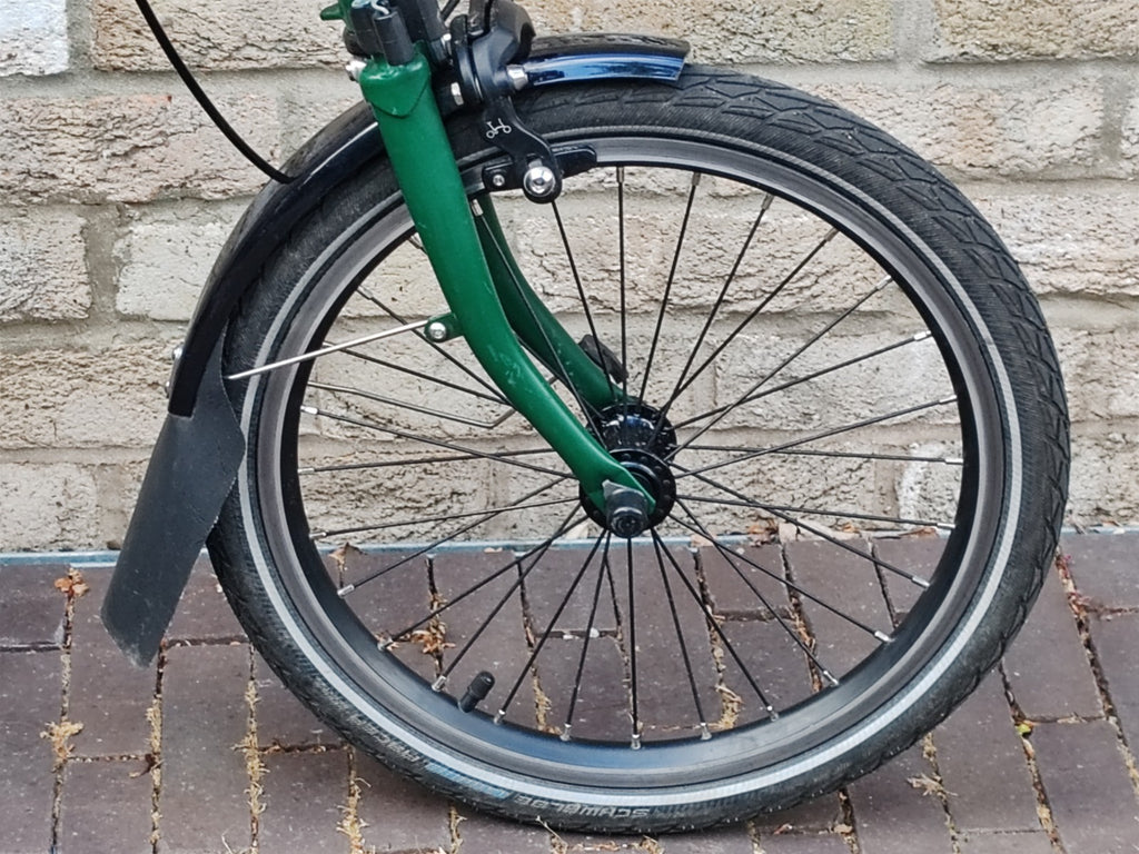 Brompton C Line Urban 2 Speed 2023 Folding Bike Racing Green With Rack