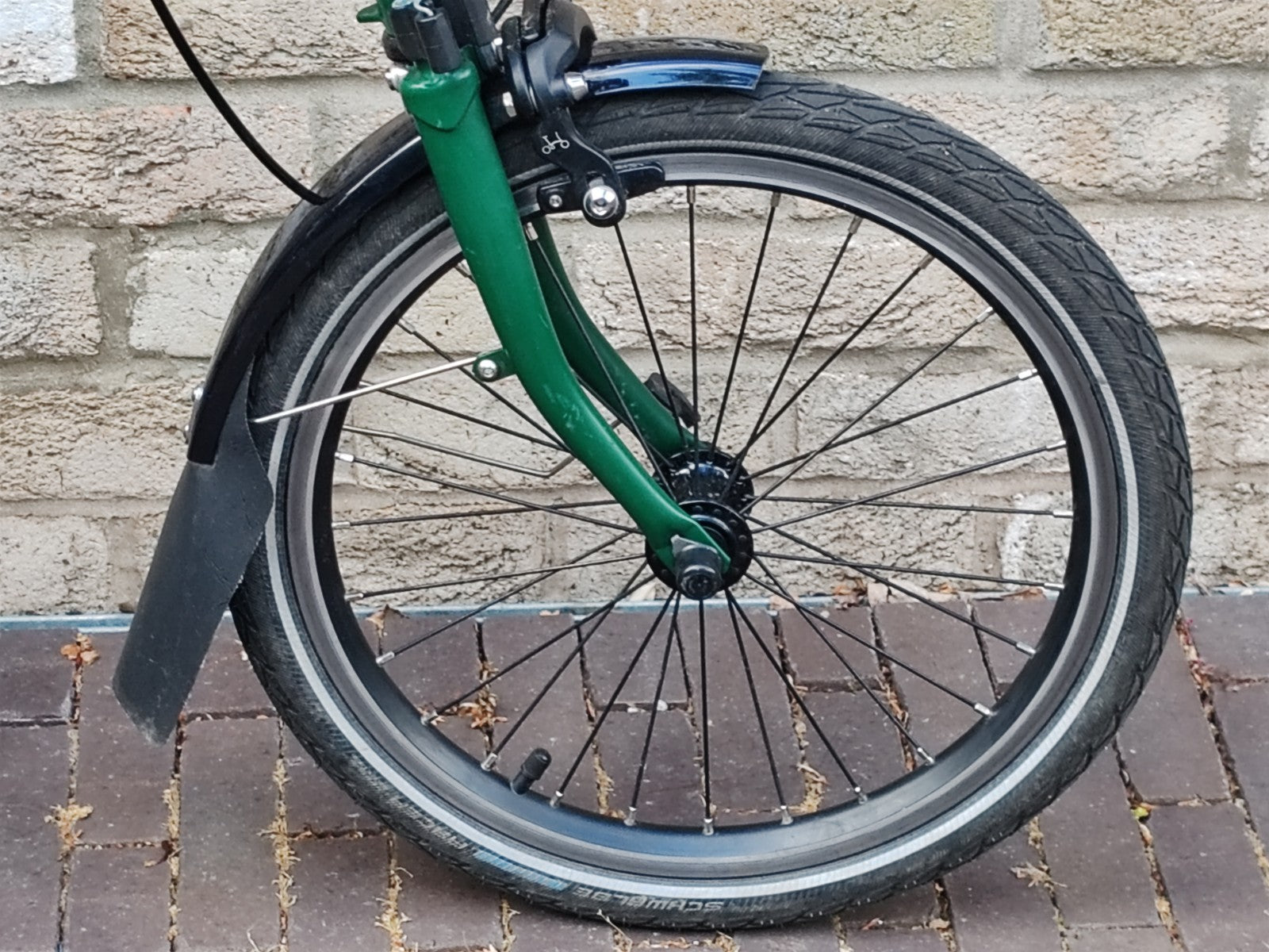 Brompton C Line Urban 2 Speed 2023 Folding Bike Racing Green With Rack