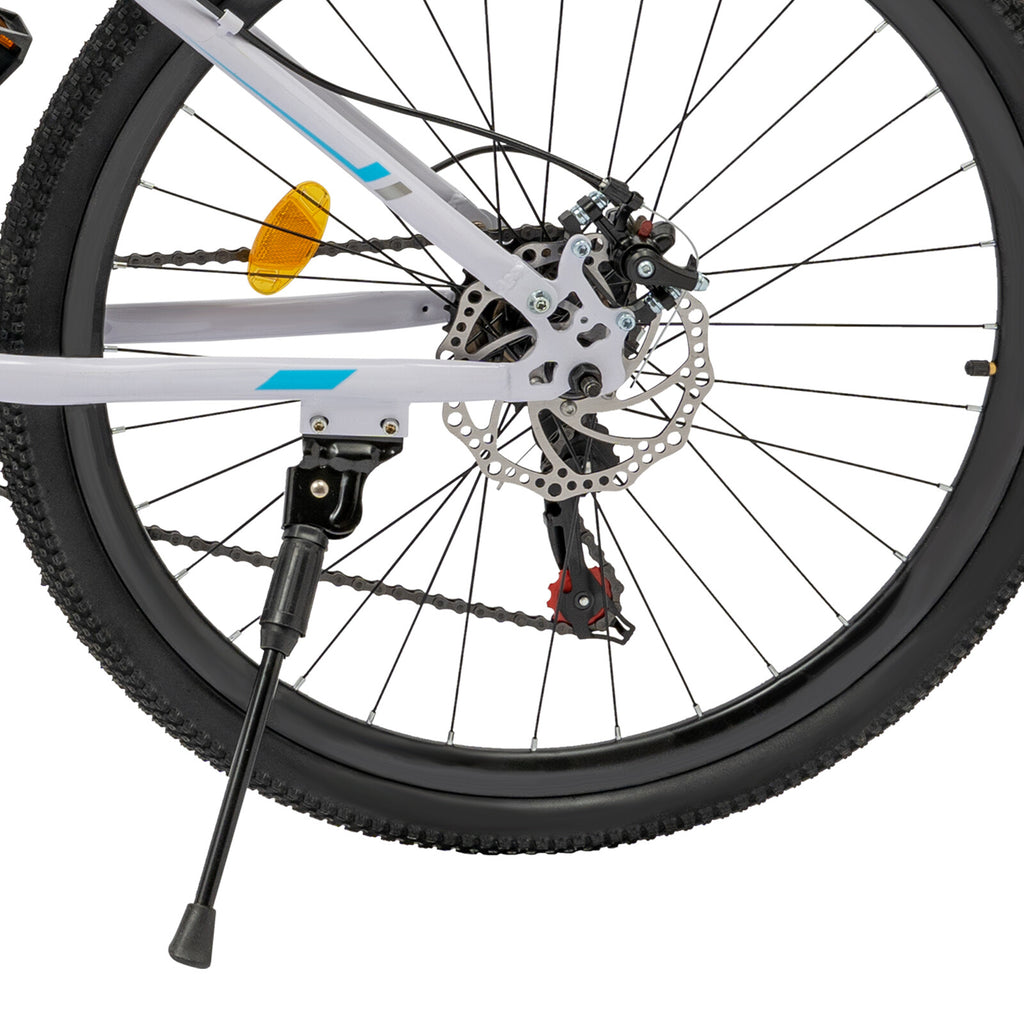 26" Folding Mountain Bike 21 Speed Men Bikes MTB Bicycle School Dual Disc Brake